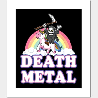 Death Metal Rock Music Rainbow Posters and Art